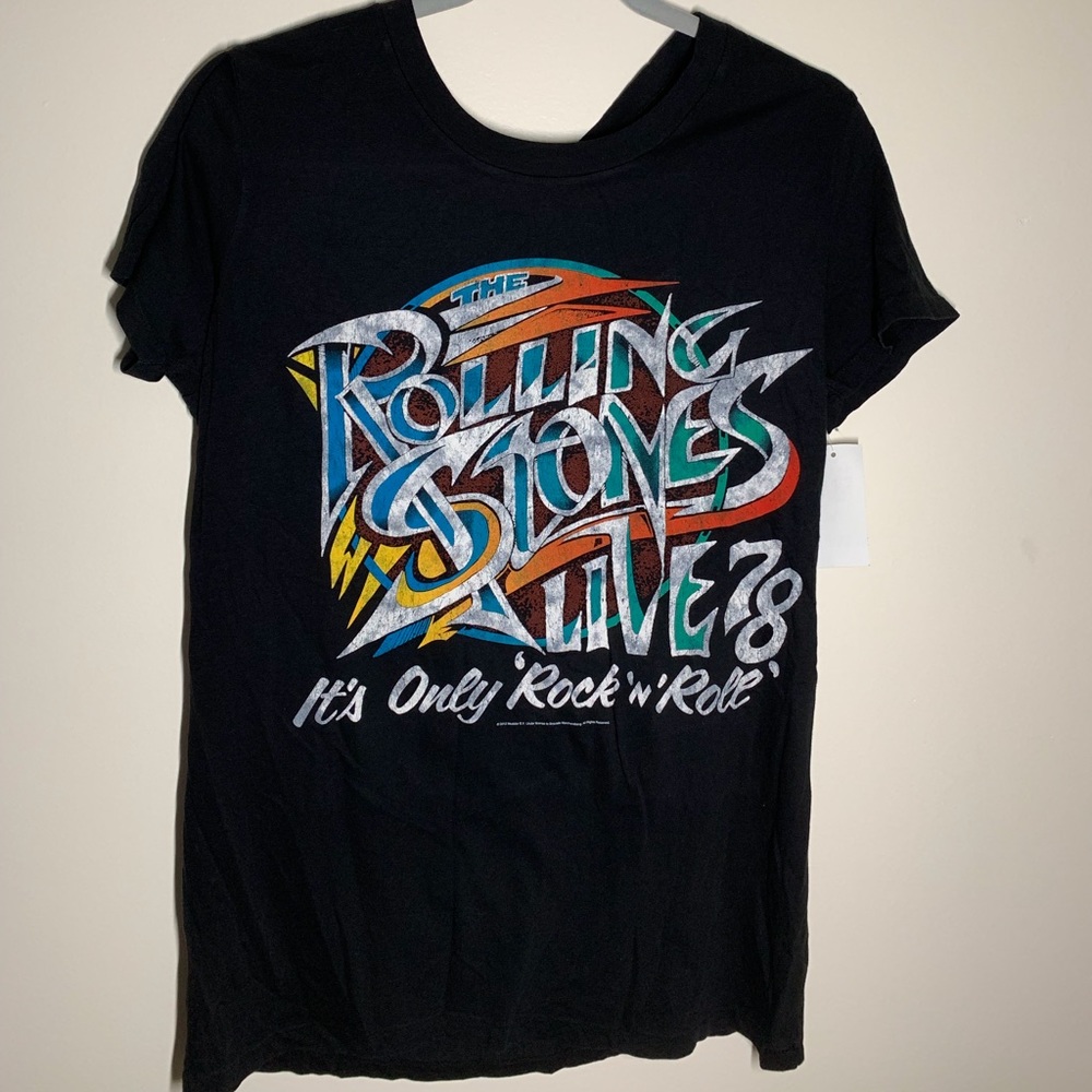 Women’s Vintage Tshirt Rolling Stone (size M & L)